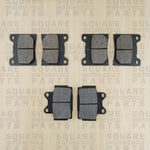 Front and Rear Brake Pads Set: Yamaha FZ600 FZ 600 (1986-1988)