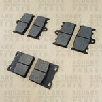 Front and Rear Brake Pads Set: Suzuki GSXR250 GSX-R 250 (1989-1990)