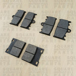 Front and Rear Brake Pads Set: Suzuki GSXR400 GSX-R 400 (1988-1990)