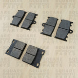 Front and Rear Brake Pads Set: Suzuki GSXR400 GSX-R 400 (1988-1990)