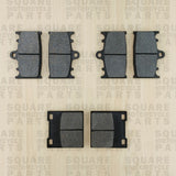Front and Rear Brake Pads Set: Suzuki GSXR250 GSX-R 250 (1989-1990)