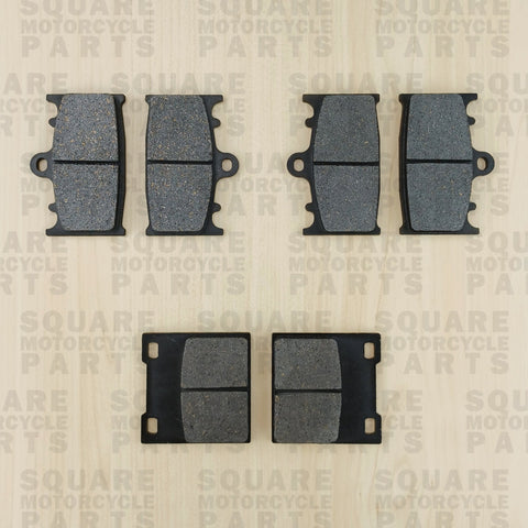 Front and Rear Brake Pads Set: Suzuki GSXR400 GSX-R 400 (1988-1990)