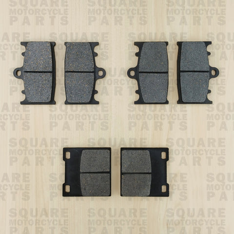 Front and Rear Brake Pads Set: Suzuki GSXR250 GSX-R 250 (1989-1990)