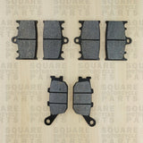Front and Rear Brake Pads Set: Suzuki GSF1250 GSF 1250 (2007-2016)