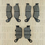 Front and Rear Brake Pads Set: Honda XRV750 XRV 750 (1993-2000)