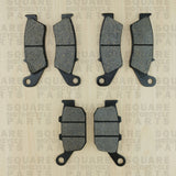 Front and Rear Brake Pads Set: Honda XRV750 XRV 750 (1993-2000)