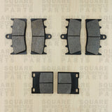 Front and Rear Brake Pads Set: Suzuki TL1000 TL 1000 (1998-2003)
