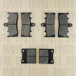 Front and Rear Brake Pads Set: Suzuki GSXR750 GSX-R 750 (1994-1999)