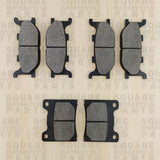 Front and Rear Brake Pads Set: Yamaha XVS1100 XVS 1100 (1999-2006)