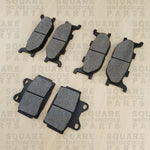 Front and Rear Brake Pads Set: Yamaha XJR400 XJR 400 (1993-1996)