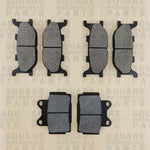 Front and Rear Brake Pads Set: Yamaha XJR400 XJR 400 (1993-1996)