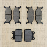 Front and Rear Brake Pads Set: Yamaha XJR400 XJR 400 (1993-1996)