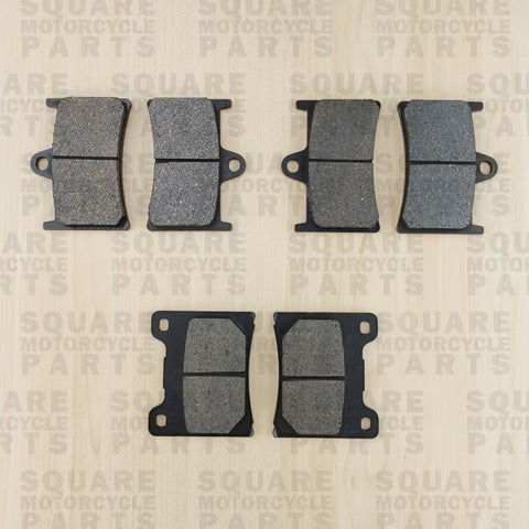 Front and Rear Brake Pads Set: Yamaha XJR1300 XJR 1300 (1999-2004)