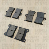 Front and Rear Brake Pads Set: Yamaha BT1100 BT 1100 (2002-2006)