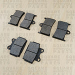 Front and Rear Brake Pads Set: Yamaha FZR400 FZR 400 (1989-1994)