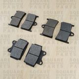 Front and Rear Brake Pads Set: Yamaha FZR400 FZR 400 (1989-1994)
