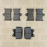 Front and Rear Brake Pads Set: Yamaha FZR400 FZR 400 (1989-1994)