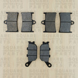 Front and Rear Brake Pads Set: Yamaha FZ6 FZ 6 (2007-2010)