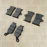Front and Rear Brake Pads Set: Yamaha Fazer 8 (2011)