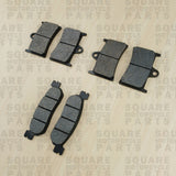 Front and Rear Brake Pads Set: Yamaha YZF-R6 YZF R6 (1999-2002)