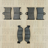 Front and Rear Brake Pads Set: Yamaha YZF-R6 YZF R6 (1999-2002)