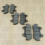 Front and Rear Brake Pads Set: Honda GL1200 GL 1200 (1984-1987)