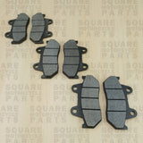 Front and Rear Brake Pads Set: Honda GL1200 GL 1200 (1984-1987)
