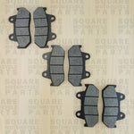Front and Rear Brake Pads Set: Honda GL1200 GL 1200 (1984-1987)
