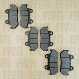 Front and Rear Brake Pads Set: Honda GL1200 GL 1200 (1984-1987)
