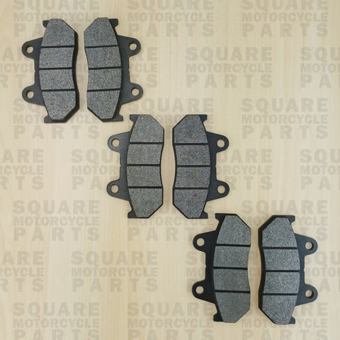 Front and Rear Brake Pads Set: Honda CB900 CB 900 (1982-1983)
