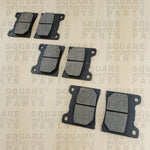 Front and Rear Brake Pads Set: Yamaha FZ700 FZ 700 (1987)