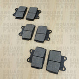 Front and Rear Brake Pads Set: Yamaha SRX600 SRX 600 (1986-1989)