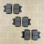 Front and Rear Brake Pads Set: Yamaha SRX600 SRX 600 (1986-1989)