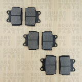 Front and Rear Brake Pads Set: Yamaha SRX600 SRX 600 (1986-1989)