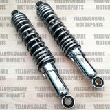 Chrome Rear Shock Absorbers: Suzuki GS125 GS 125 (1982-1999)