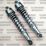 Chrome Rear Shock Absorbers Honda XBR500 XBR 500 (1985-1988)