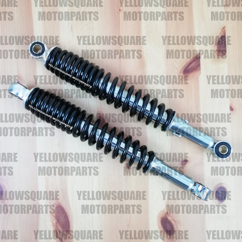 Black Rear Shock Absorbers: Suzuki TS50 TS 50 (1980-1983)