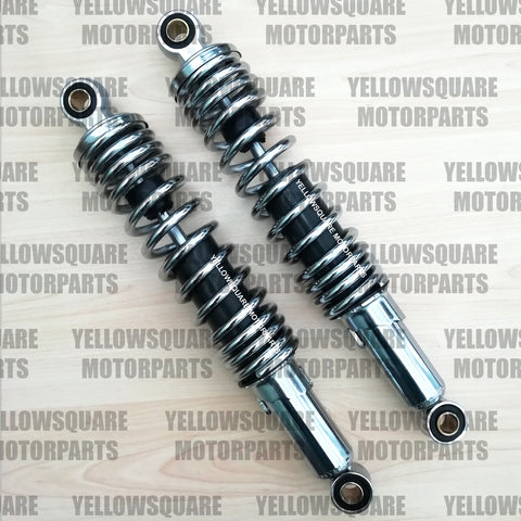 Chrome Rear Shock Absorbers: Suzuki SB200 SB 200 (1979-1981)