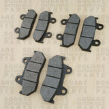 Front and Rear Brake Pads Set: Honda VFR400 VFR 400 (1986-1987)
