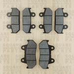 Front and Rear Brake Pads Set: Honda VFR400 VFR 400 (1986-1987)