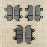 Front and Rear Brake Pads Set: Honda VFR400 VFR 400 (1986-1987)