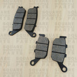 Front and Rear Brake Pads Set: Honda NTV600 NTV 600 (1988-1991)
