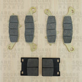Front and Rear Brake Pads Set: Suzuki GSF600 GSF 600 (2000-2004)