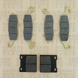 Front and Rear Brake Pads Set: Suzuki SV650 SV 650 (1999-2002)